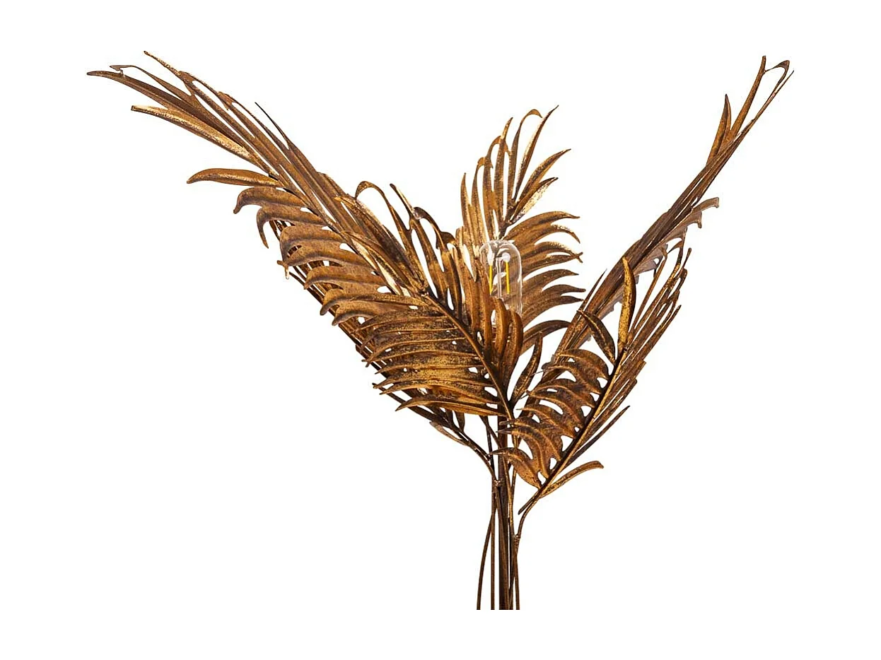 Goldene Metalltischlampe 61x53x82h cm