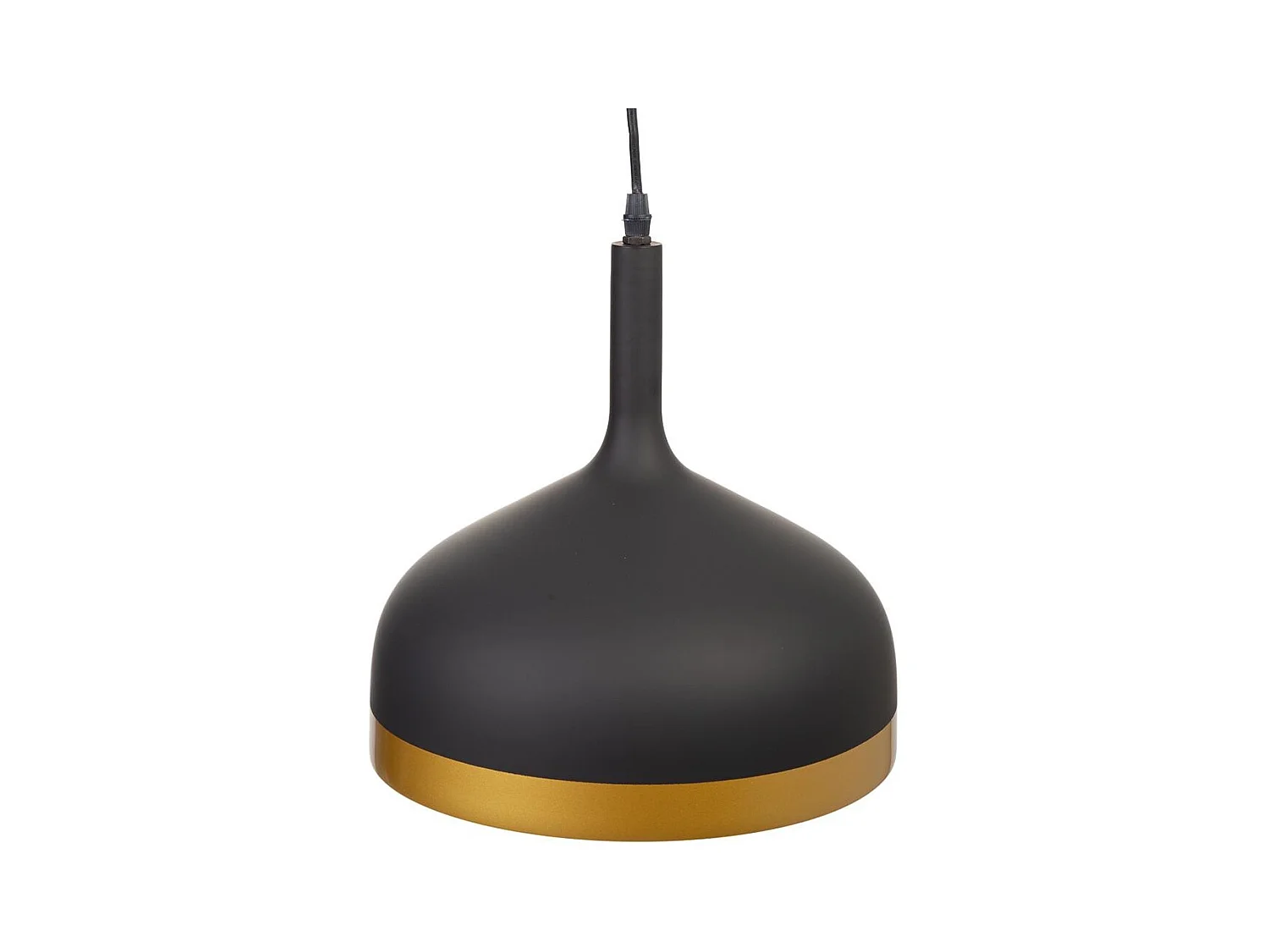 Lustre en métal noir 30x30x35h