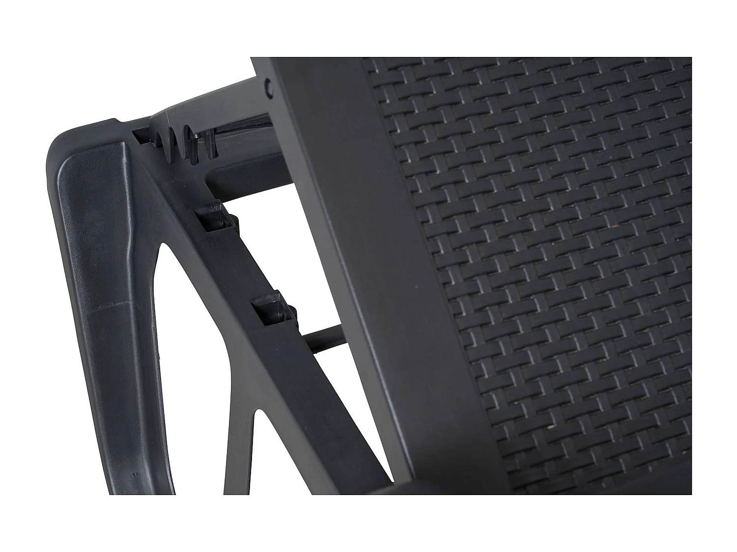 Dmora - Lettino prendisole Alagaesia, 192x71h100 cm, Antracite