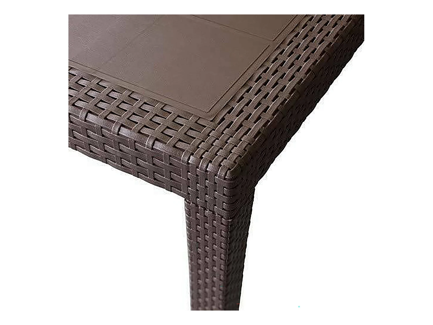 Dmora - Tavolo da esterno Abbaviva, 150/220x90h72 cm, Marrone