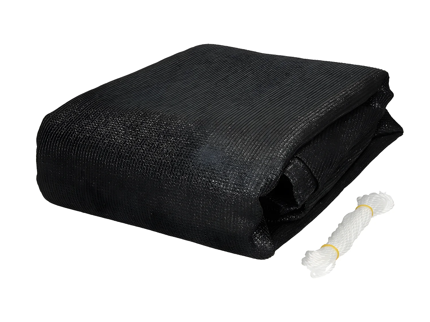 Voile d'ombrage protection solaire toile tendue carré 3,6x3,6 m ECD Germany