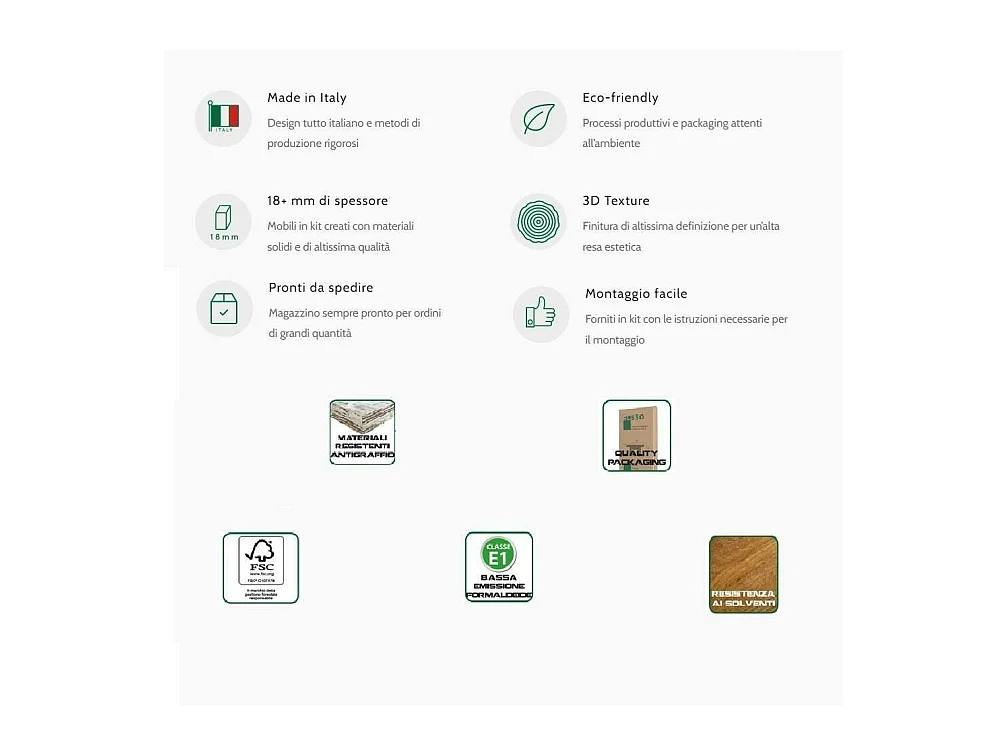 Baúl Ditalen, Caja de almacenamiento multiusos espaciosa, Cofre moderno, 100% Made in Italy, 90x45h45 cm, Blanco