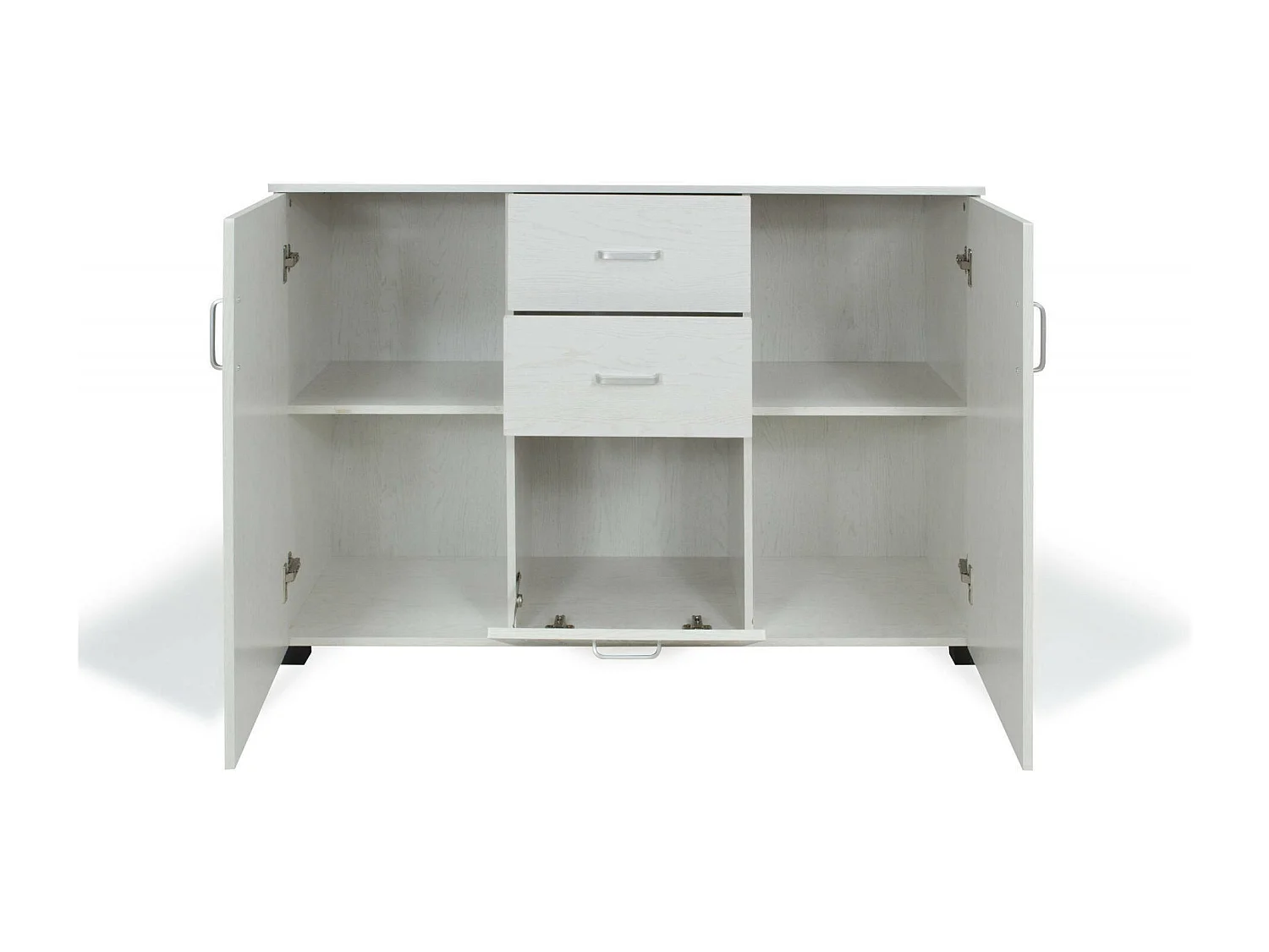 Credenza Apocalypse, 2 Ripiani, 40x120x82.5h cm Grigio, Madia
