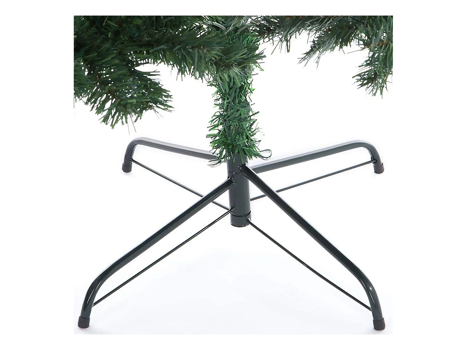 Sapin de Noël 150 cm Evergreen, Pin artificiel, Arbre à effet réel, Sapin de Noël, 86x86 h150 cm, Vert