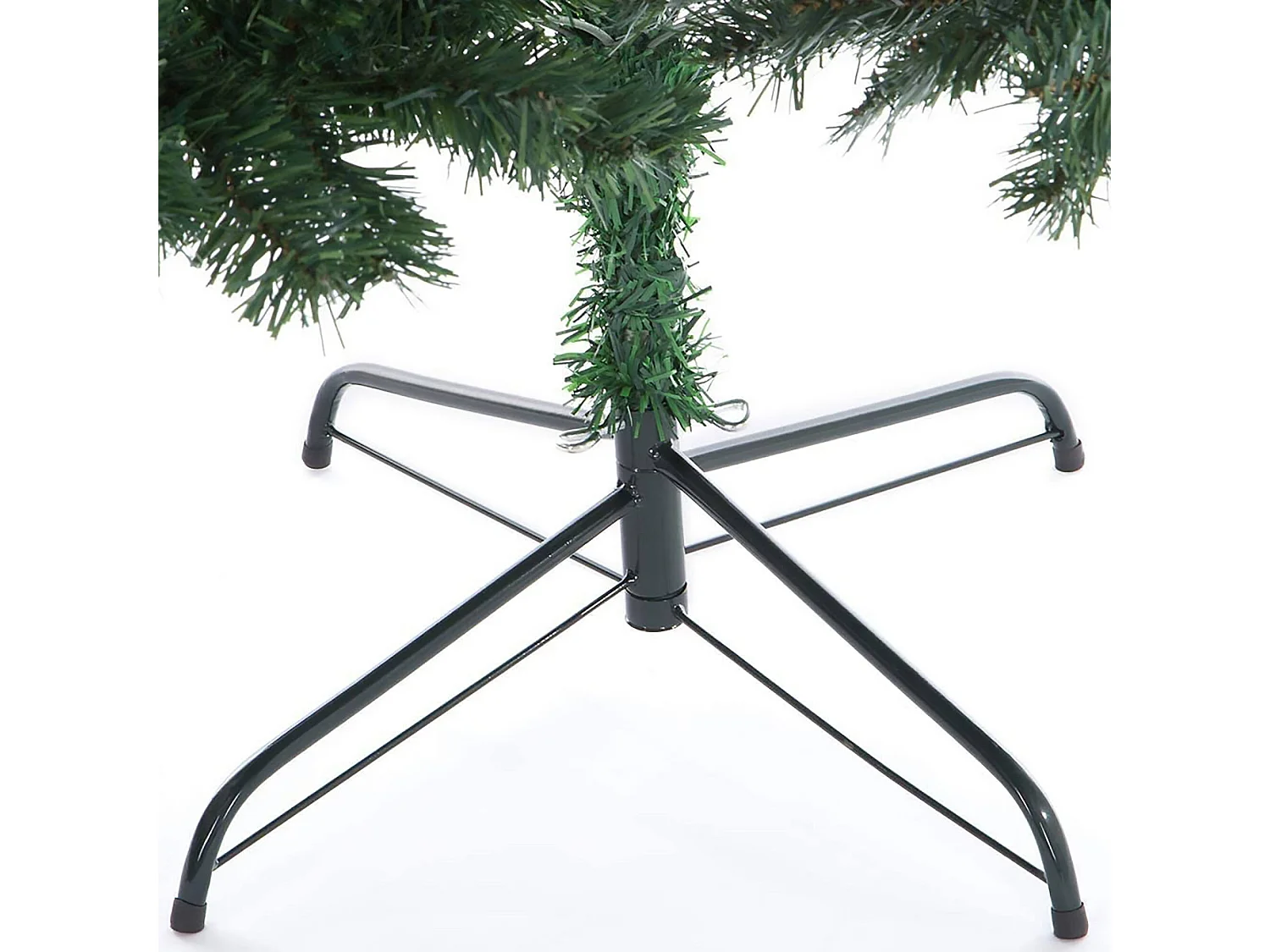 Sapin de Noël 150 cm Evergreen, Pin artificiel, Arbre à effet réel, Sapin de Noël, 86x86 h150 cm, Vert