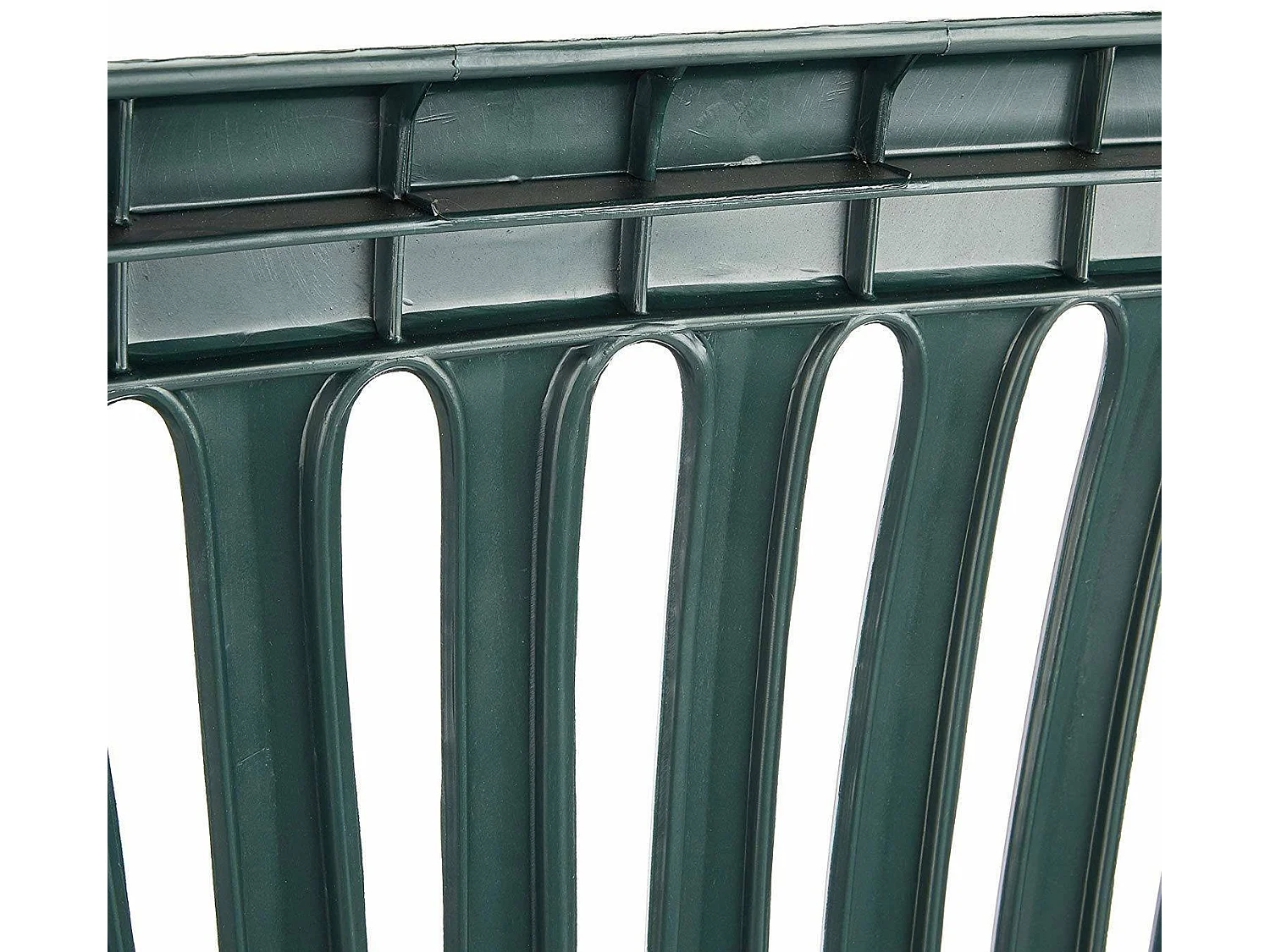Banc d'extérieur Dcerr, Banc de jardin Monobloc, Banc d'extérieur, 100% Made in Italy, 114x55h82 cm, Vert