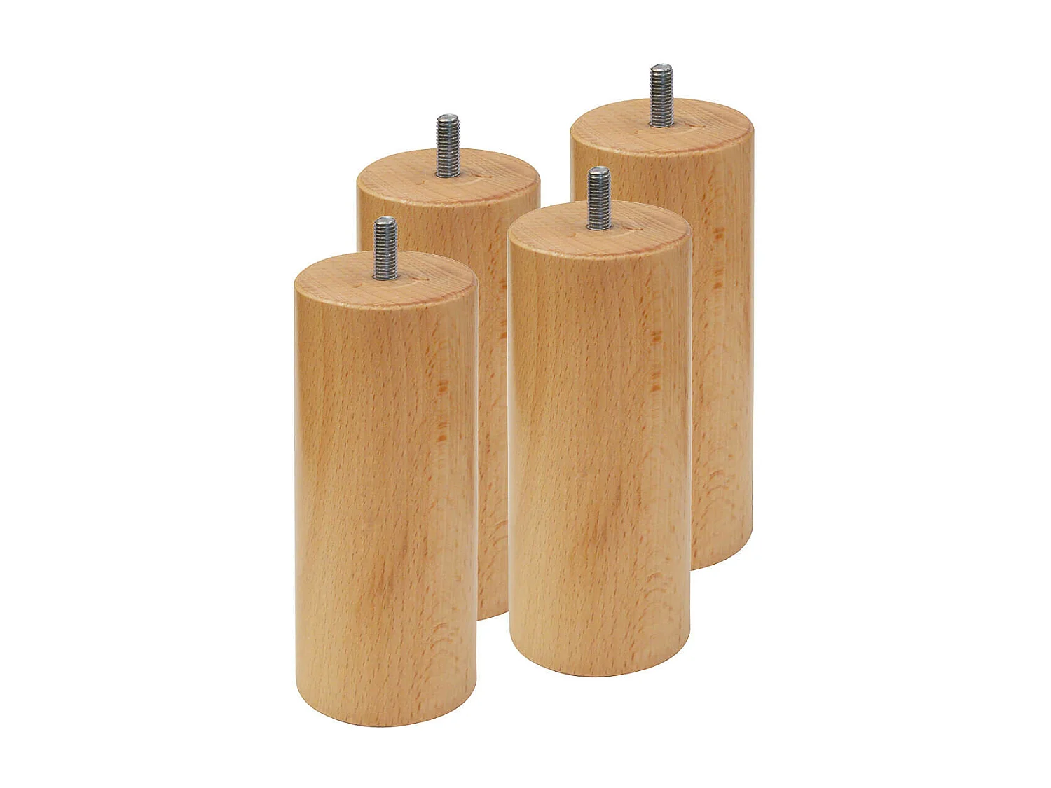 SEYCHELLES - Pack Matelas 160x200 + Sommier Tapissier Démontable 2x20 Lattes Anthracites + Pieds Bois 15cm