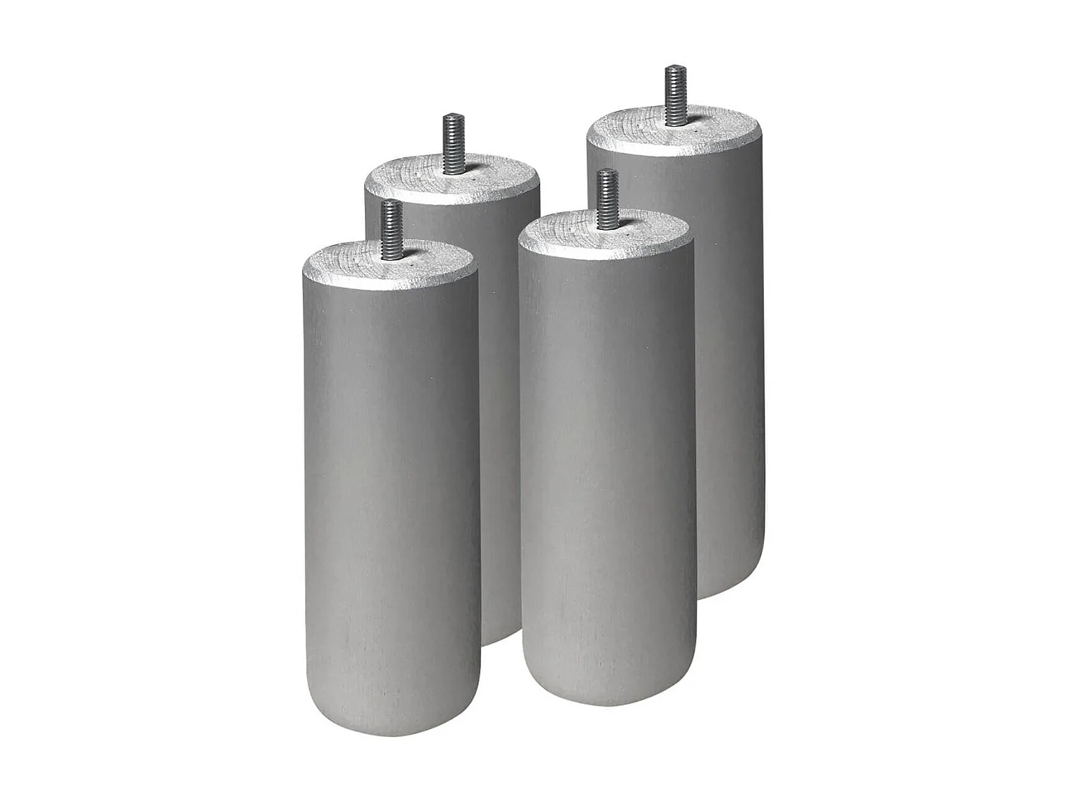 MALDIVES - Pack Matelas 160x200 + Sommier Tapissier Démontable 2x20 Lattes Lin + Pieds Argent 15cm