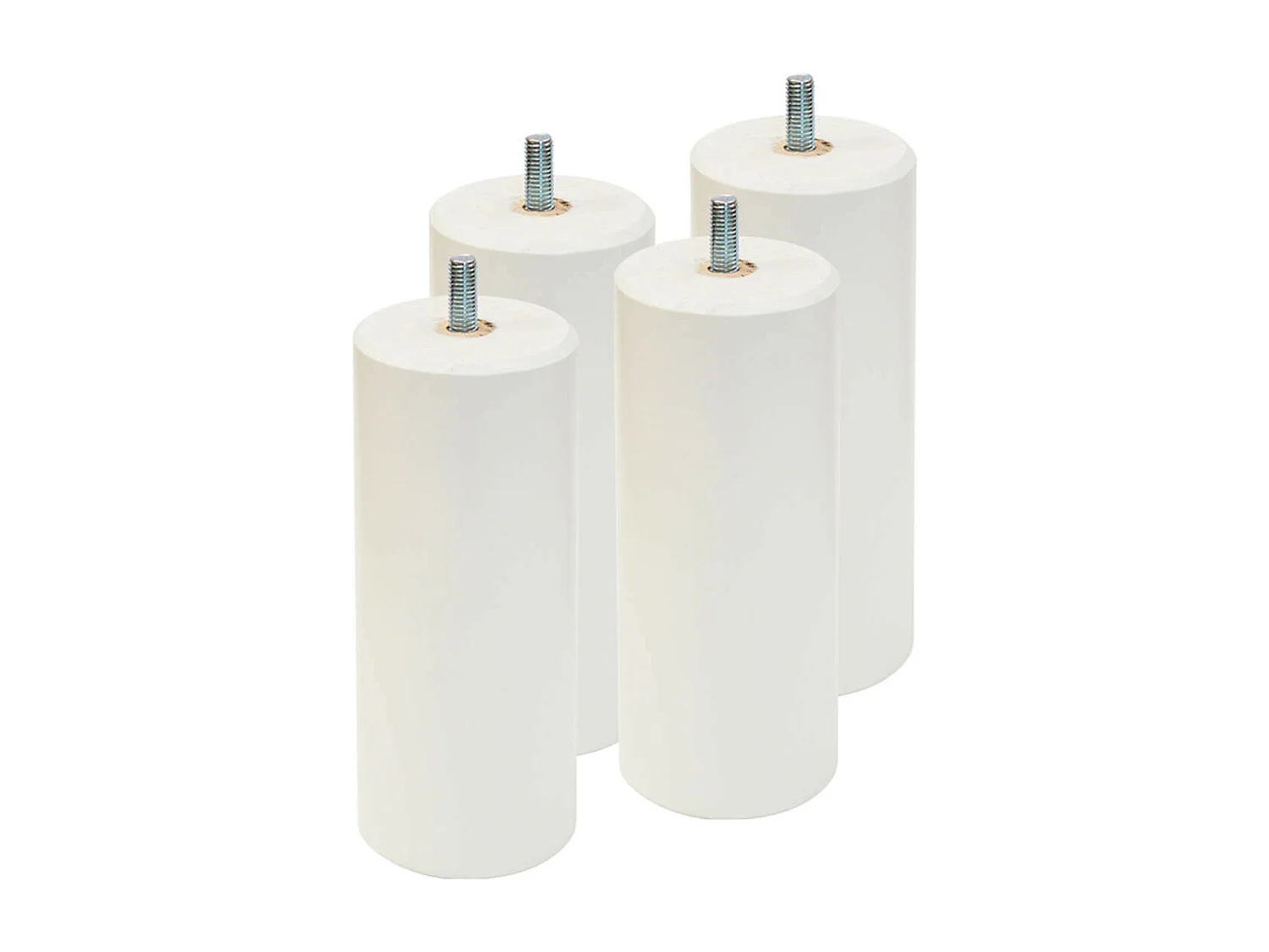 JAVA - Pack Matelas 140x190 + Sommier Tapissier Démontable 2x20 Lattes Anthracites + Pieds Blancs 15cm