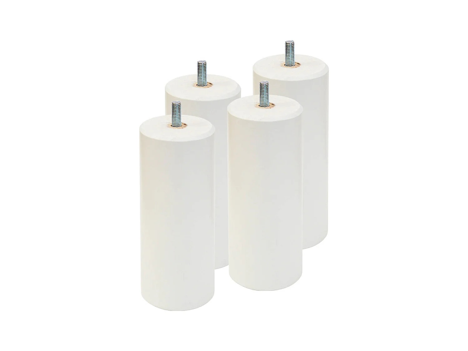 SILHOUETTE - Pack Matelas 140x190 + Sommier Tapissier Démontable 2x20 Lattes Anthracites + Pieds Blancs 15cm