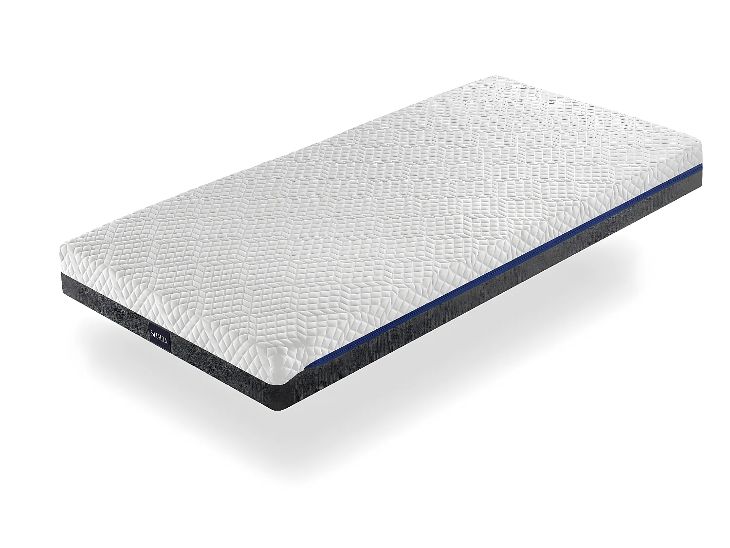 Matelas Juvenil 90X150 PLATON, Epaisseur 20 CM, Dehoussable, Moussee a memoire, ergonomique et respirant. Montessori