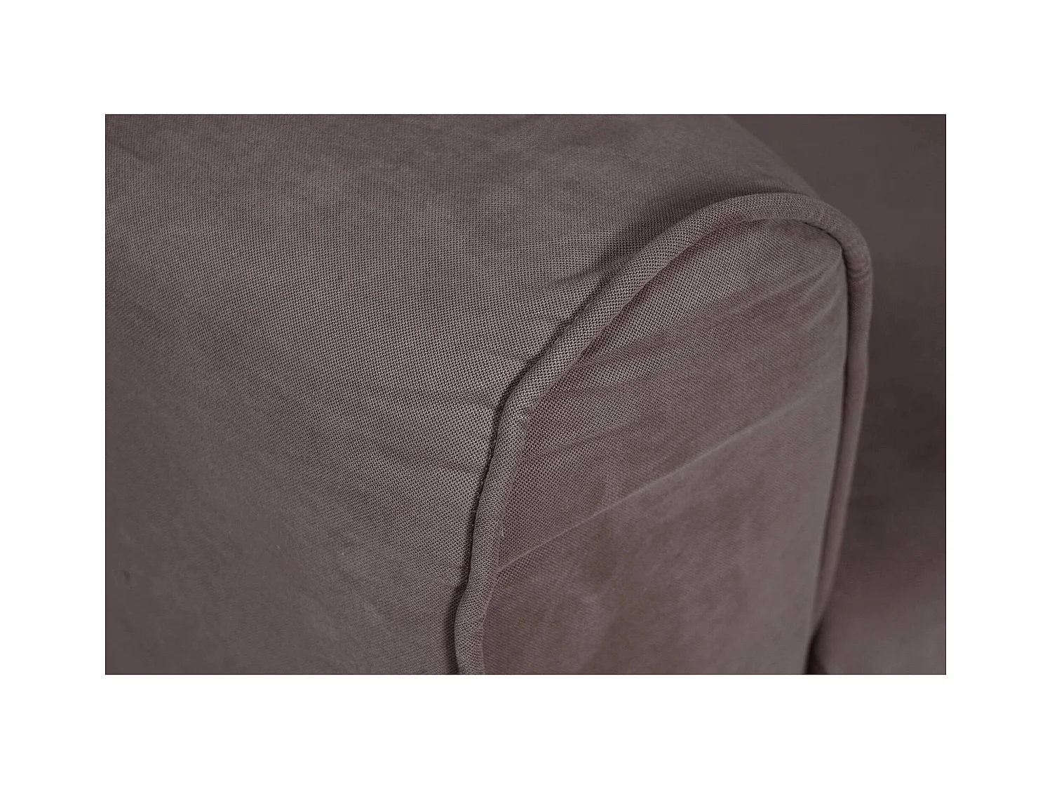 Modernes 2-Sitzer Stoffsofa, Made in Italy, Sofa für kleine Wohnungen, mit Kissen, 125x73xh85 cm, Farbe Grau