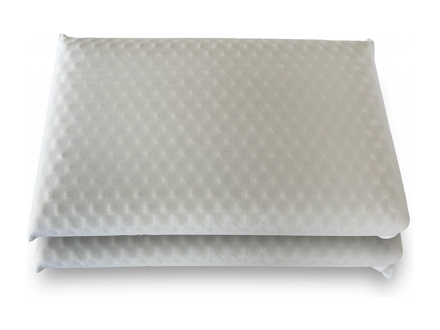 Talamo Italia paar bedkussens, 100% Made in Italy, kussens van traagschuimvlokken, hypoallergeen en ademend, 73x44xh14 cm