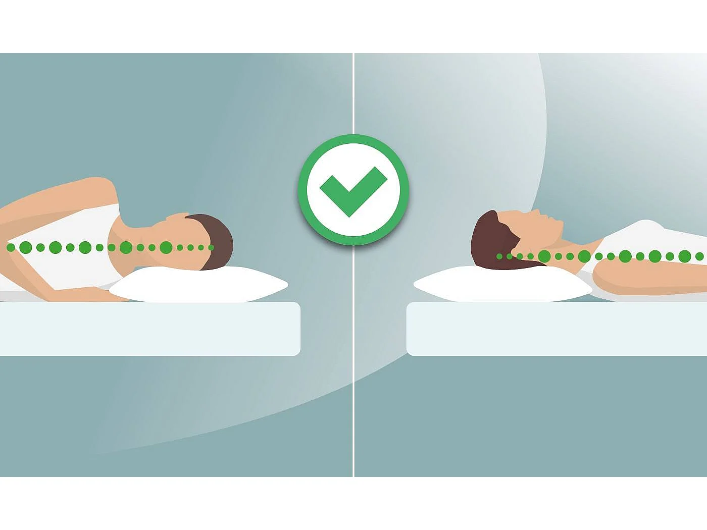 Talamo Italia 2er0Set Kien für da Bett, 100% Made in Italy, Abnehmbare "Seifen"0Kien au perforiertem Memory0Schaum, hypoallergen und atmungaktiv, 70x40xh16 cm