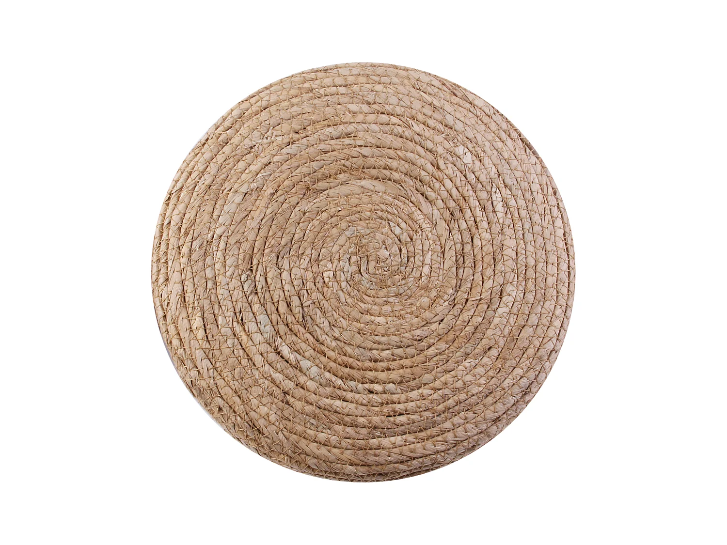 Tabouret Tresse Beige - Lot De 2 Beige, Marron