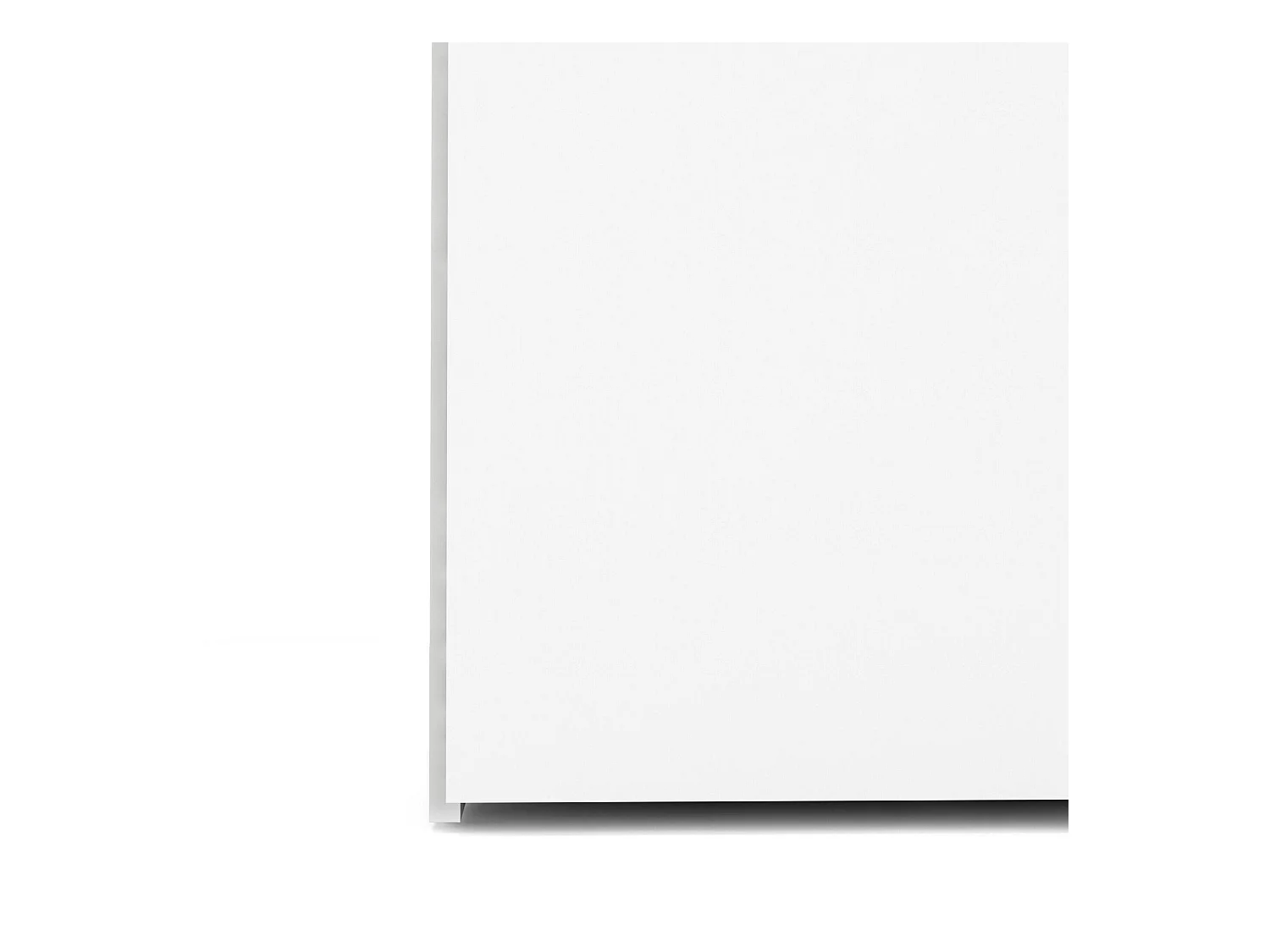 Armoire à trois portes et trois tiroirs, couleur blanche, Dimensions 115 x 200 x 49 cm