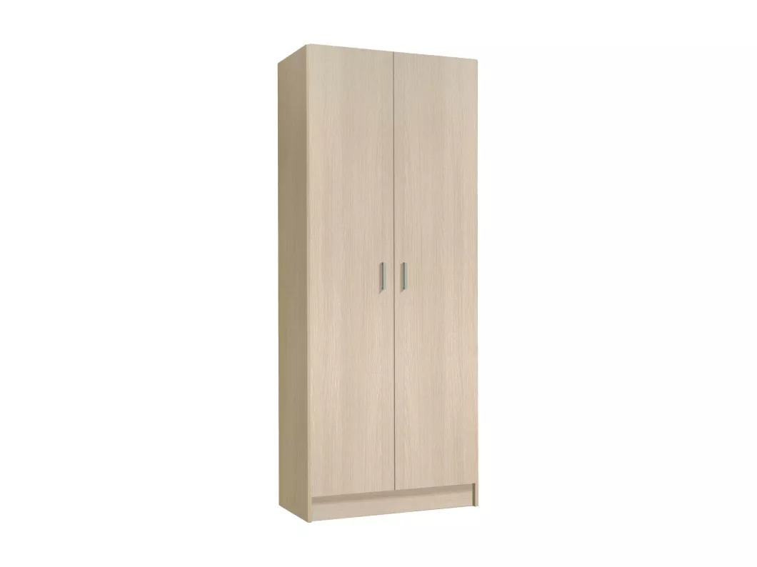 Kauf Unique Mehrzweck-Schrank Dabaldi, Besenschrank mit 2 Türen, Schuhregal mit Regalen, Besenkammer, 73x37h180 cm, Eiche