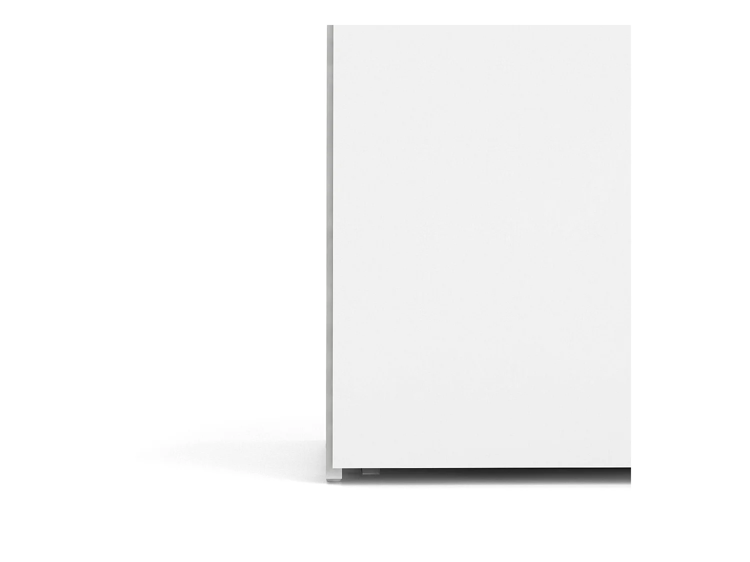 Dmora - Guardaroba 2 ante Apollina, 77x50 h200 cm, Bianco