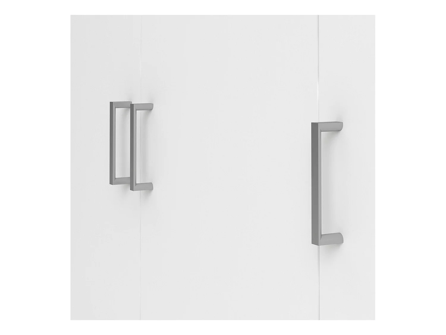 Dmora - Guardaroba 3 ante Dsegr, 115x49 h175 cm, Bianco