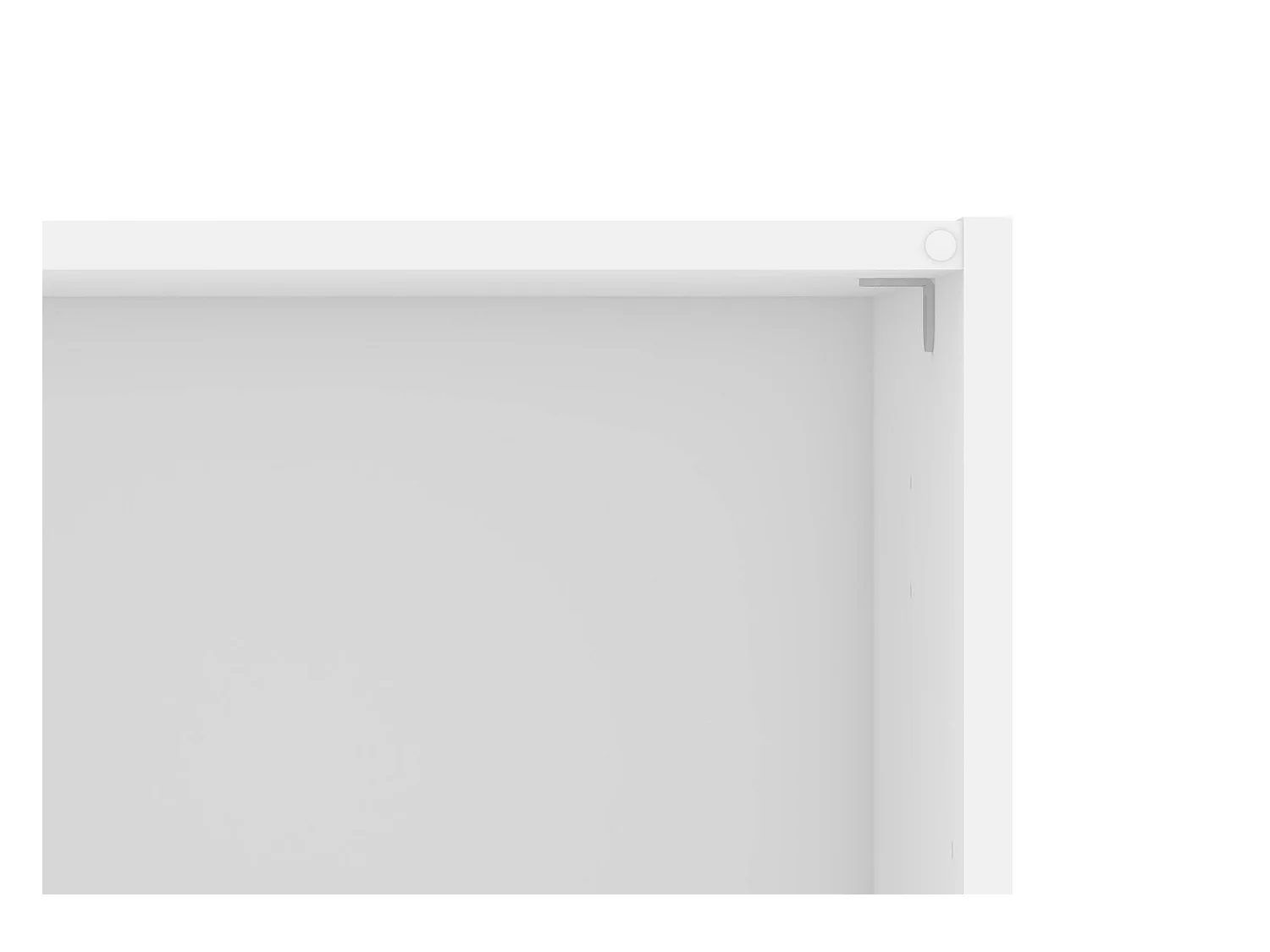 Dmora - Armadio multiuso 1 anta Am, 39x41 h175 cm, Bianco