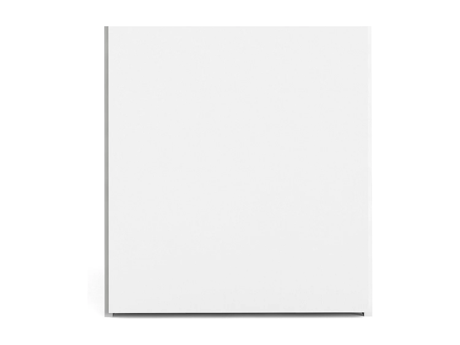 Armoire à une porte avec trois étagères internes, couleur blanche, Dimensions 39 x 175 x 41 cm