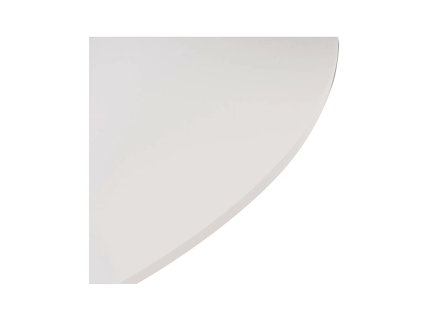 Table fixe Dpavard, Table de cuisine ronde, Table de salle à manger, Table avec plateau polyvalent, 100x100h75 cm, Blanc