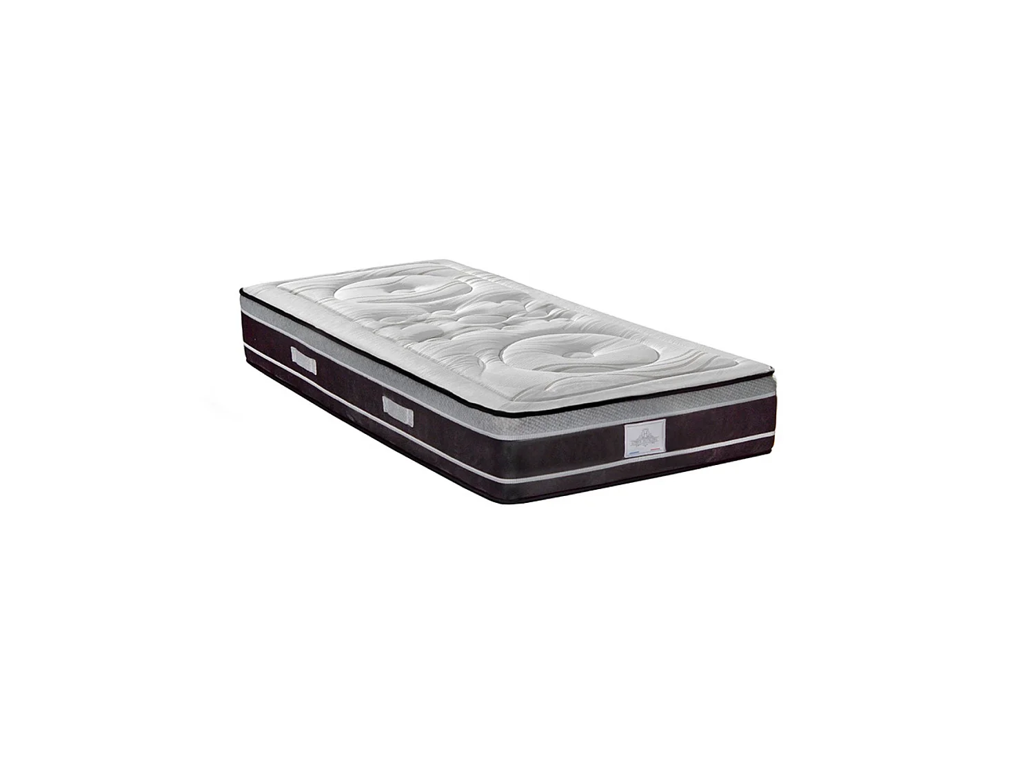 DIVIN - Matelas ressorts ensachés + sommier bois - ferme