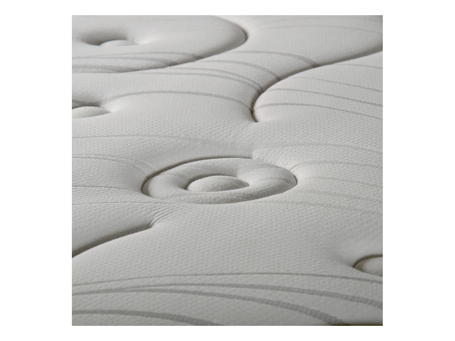 DIVIN - Matelas ressorts ensachés + sommier bois - ferme