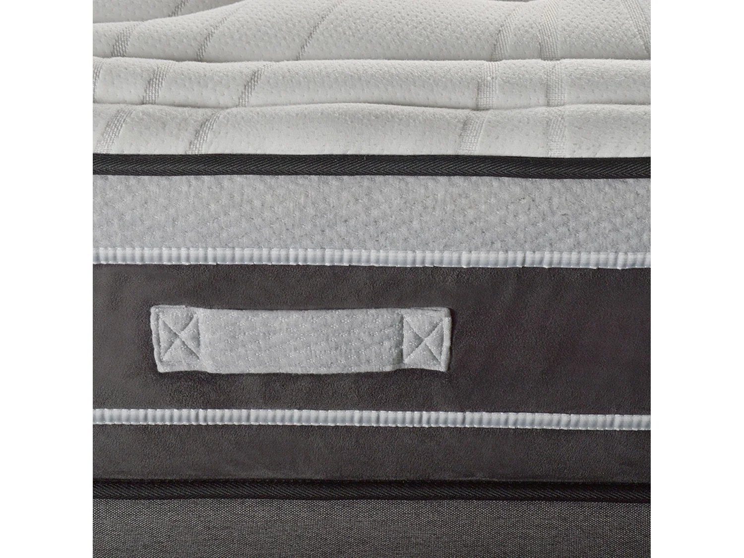 DIVIN - Matelas ressorts ensachés + sommier bois - ferme