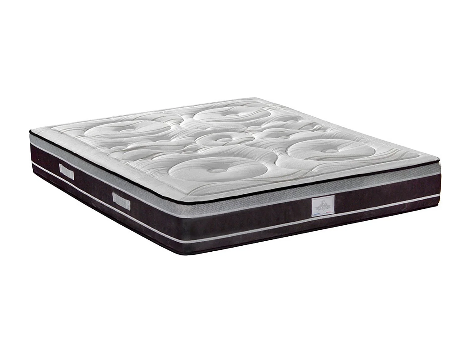 DIVIN - Matelas ressorts ensachés + sommier bois - ferme