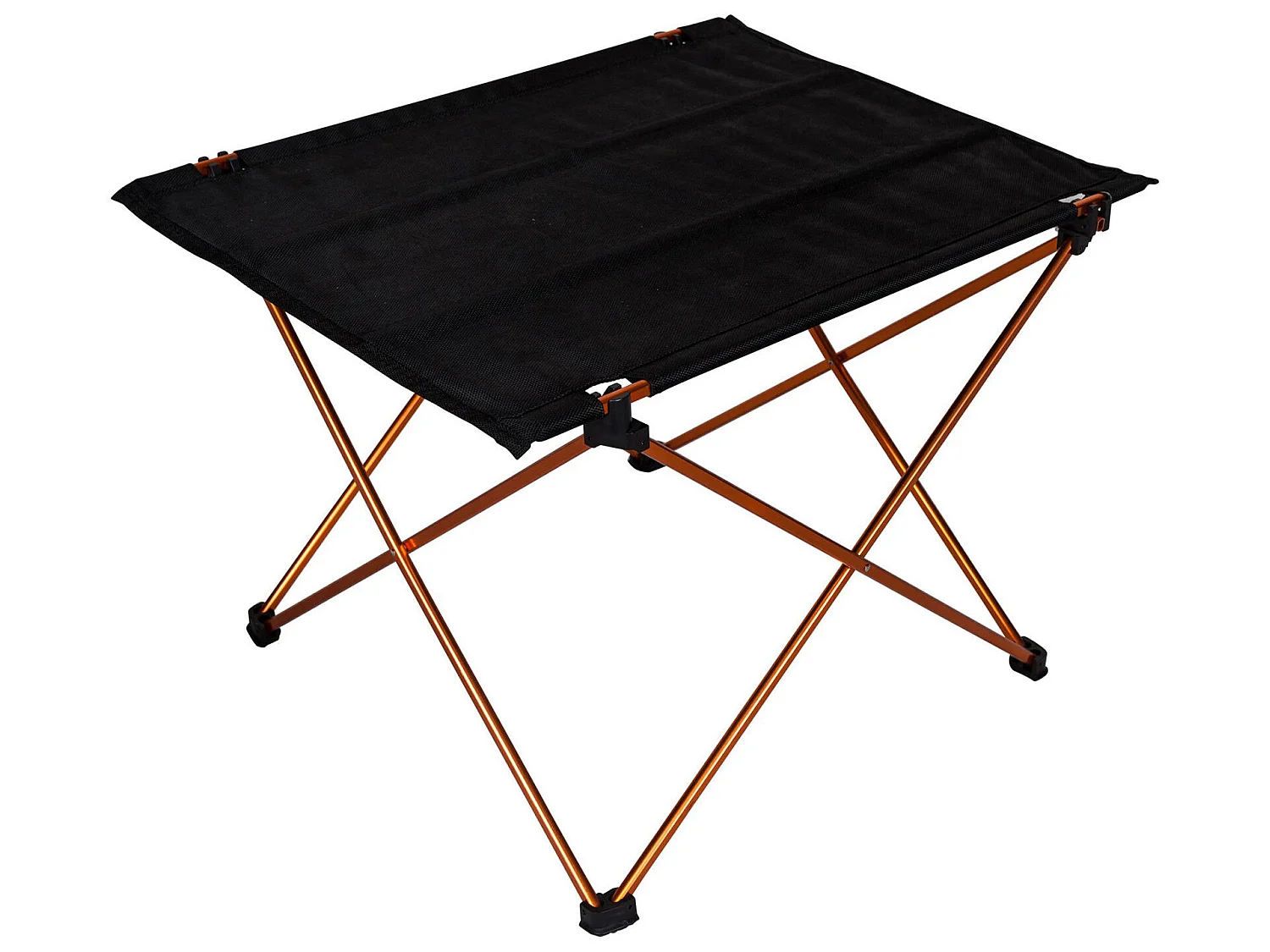 Mini set picnic pieghevole con 2 sgabelli e un piccolo tavolo, colore nero, tavolo: 41 x 56 x h39, Sgabello: 22 x 22 x h27