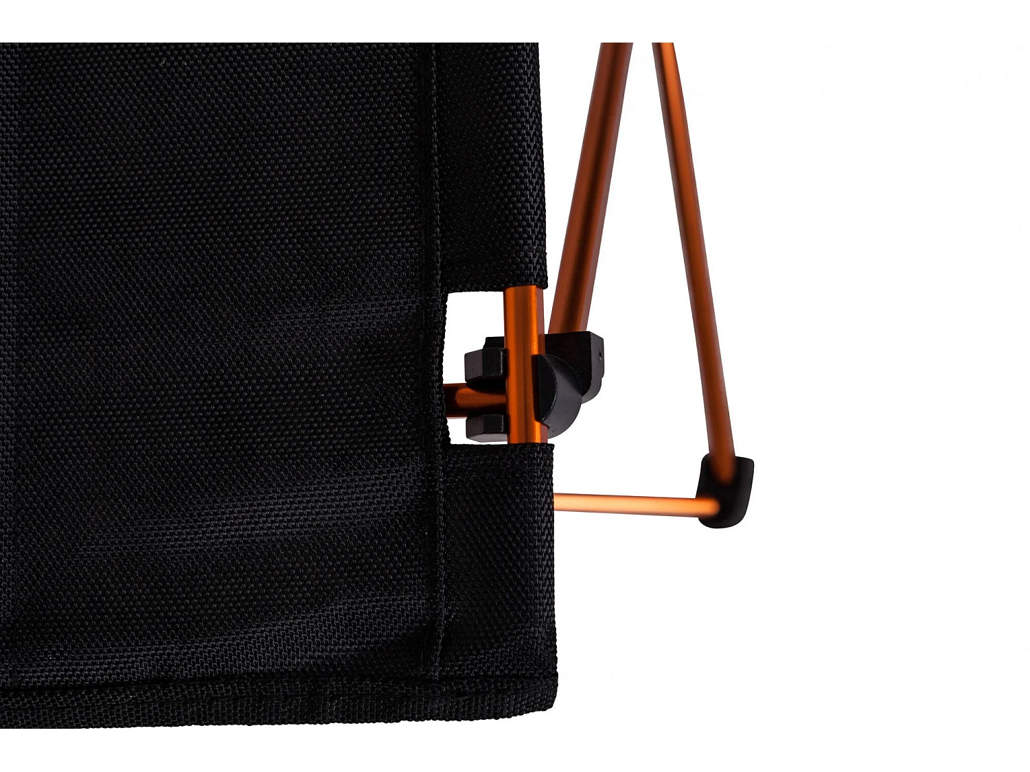 Mini set picnic pieghevole con 2 sgabelli e un piccolo tavolo, colore nero, tavolo: 41 x 56 x h39, Sgabello: 22 x 22 x h27