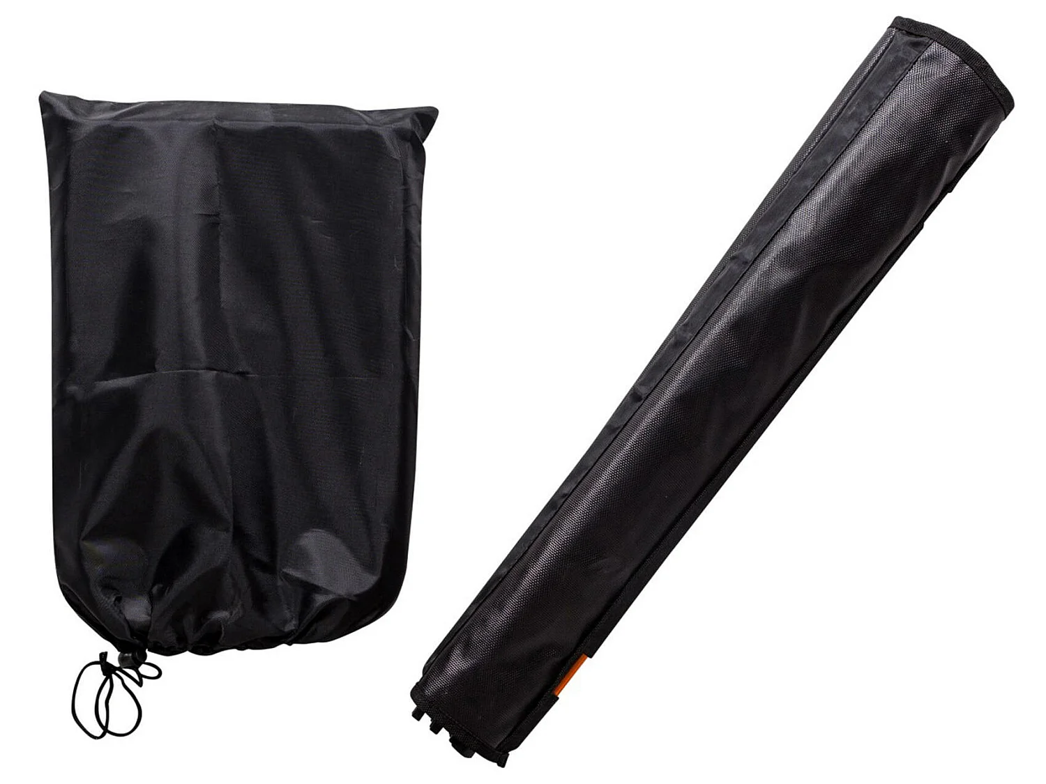 Mini set picnic pieghevole con 2 sgabelli e un piccolo tavolo, colore nero, tavolo: 41 x 56 x h39, Sgabello: 22 x 22 x h27