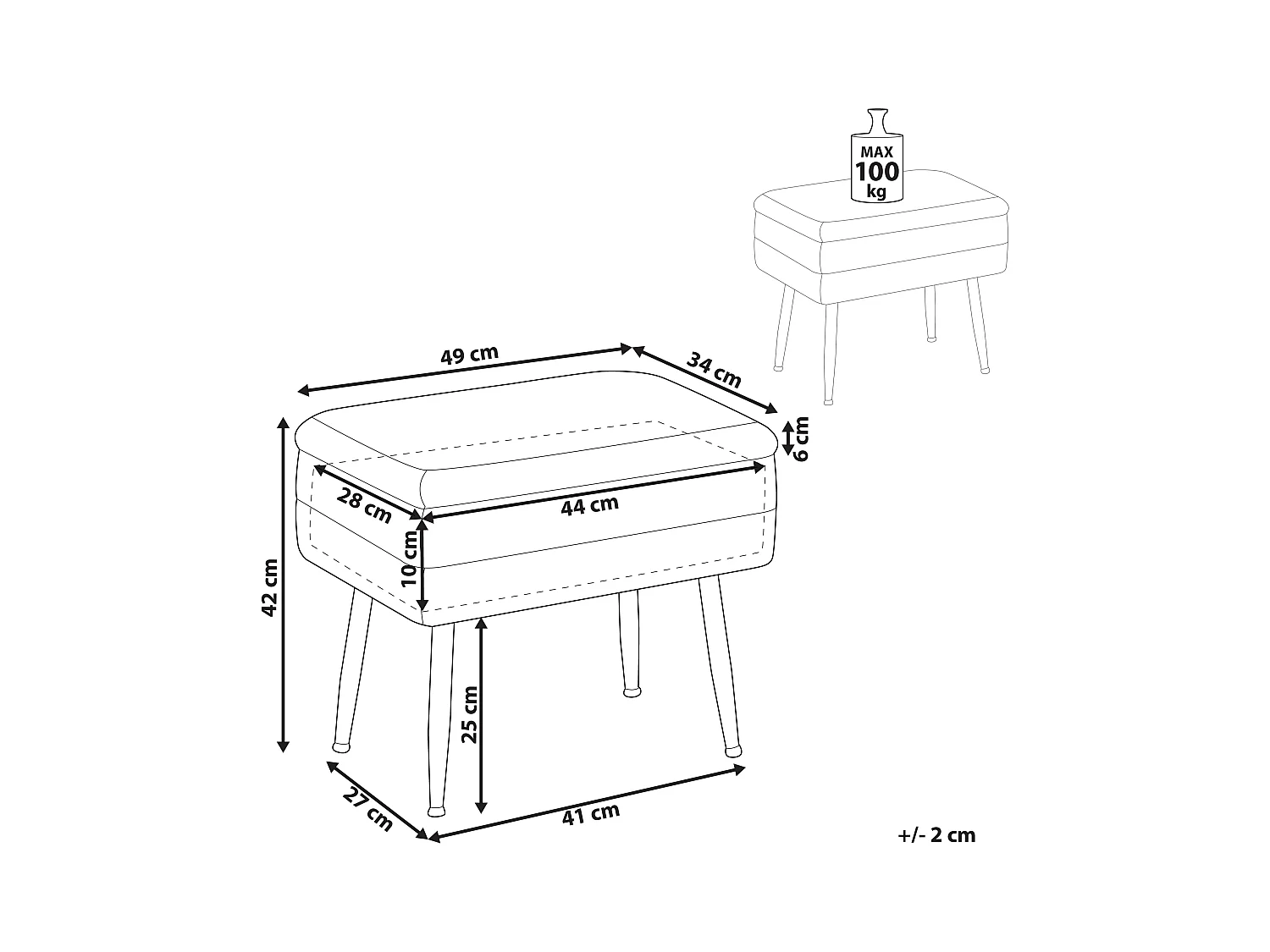 Bank mit Stauraum aus Samtstoff rot burgund mit goldenen Metallbeinen Odessa