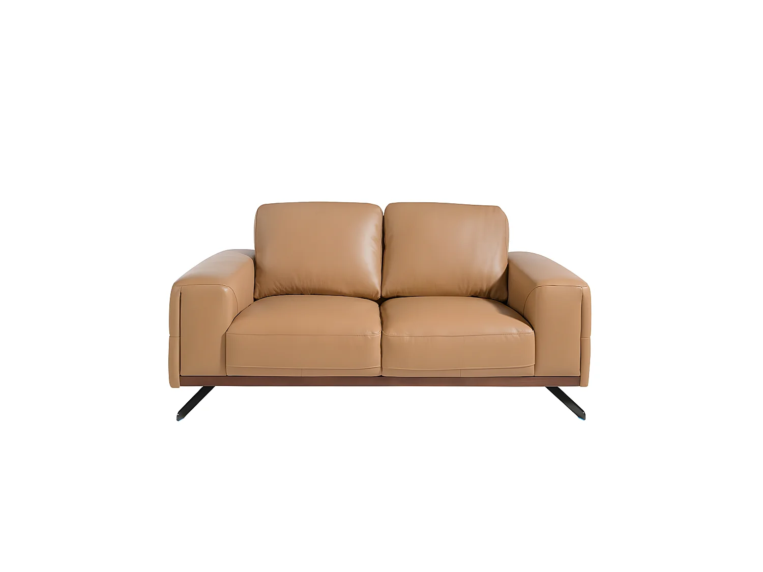 Canapé 2 places en cuir couleur Arena 6133 ANGEL CERDA