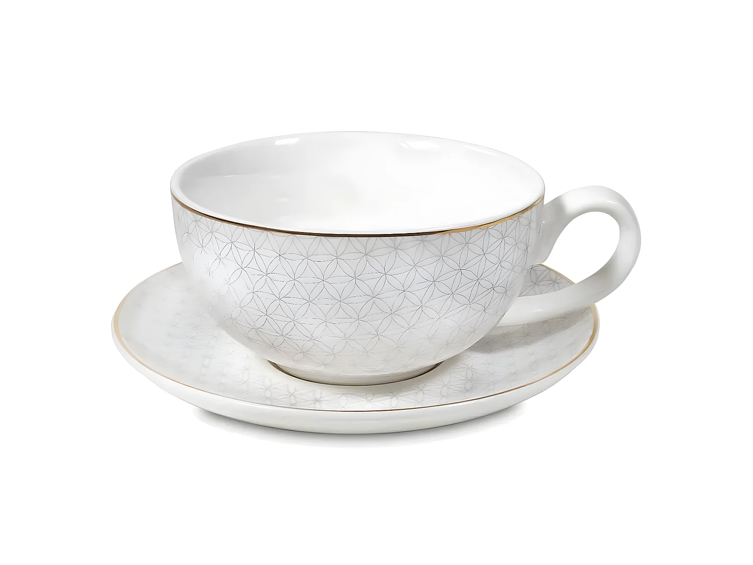 Théière solo en porcelaine Fleur de Vie