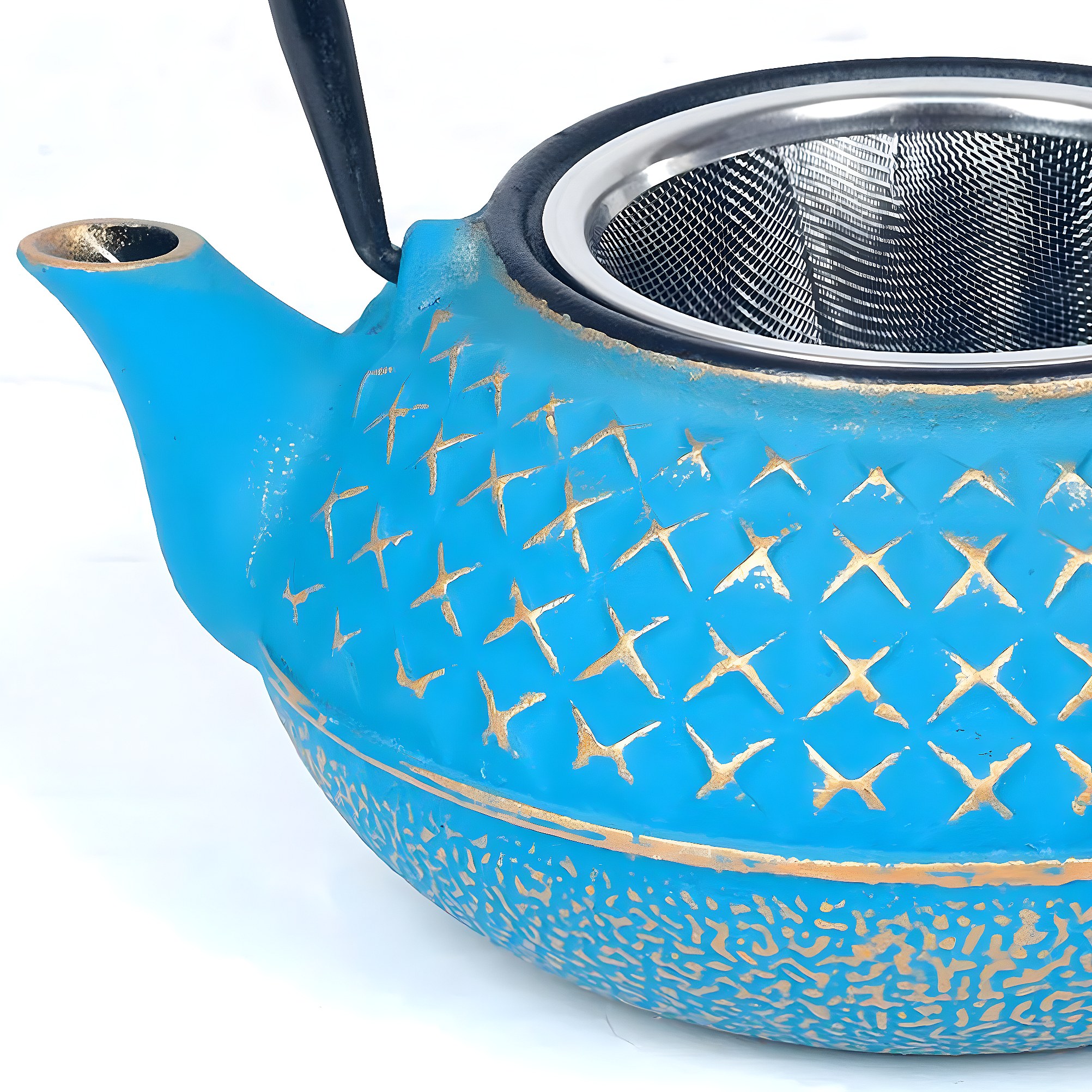 Théière Japonaise En Fonte Verte - 0.3L - Marque Signes Grimalt - Neuve