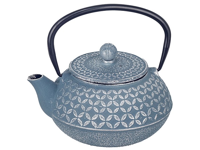 Théière Japonaise En Fonte Bleue – 0,8 L – Marque Signes Grimalt, Neuve