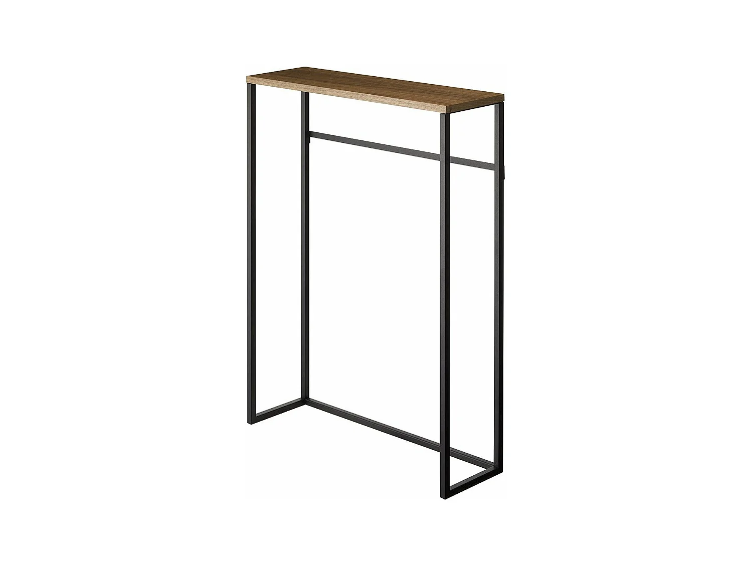 Metalen en houten ingangstafel - L60 cm
