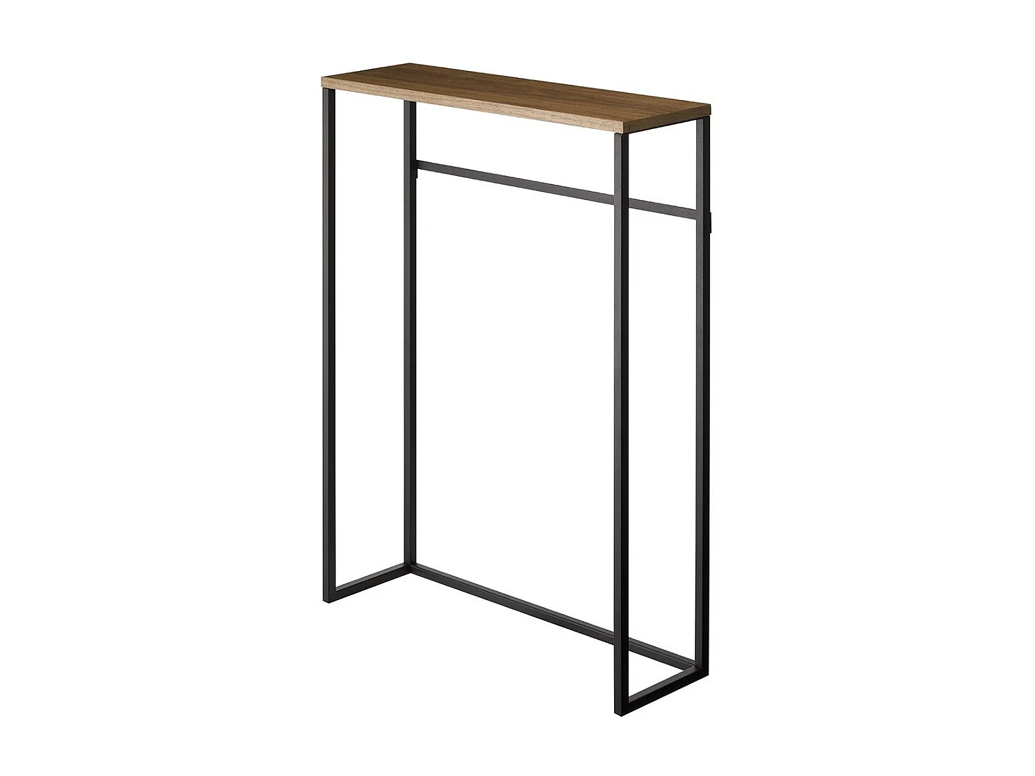 Consola de entrada de madera y metal Torre