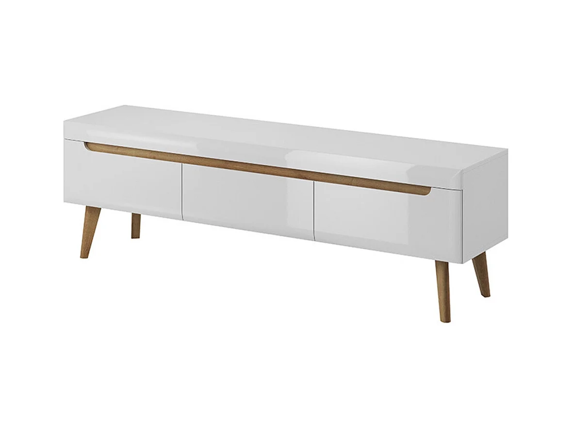Meuble TV NORDI 160 cm blanc