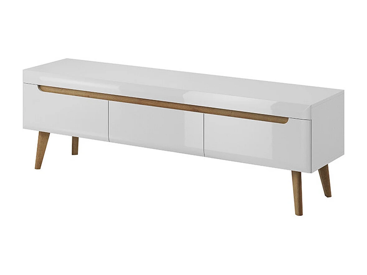 Meuble TV NORDI 160 cm blanc