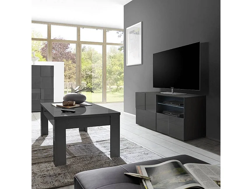 Meuble TV DAMA GRIS 121cm