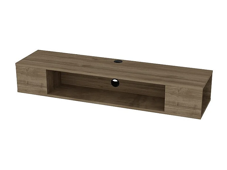 Meuble TV suspendu PETI noyer 135 cm