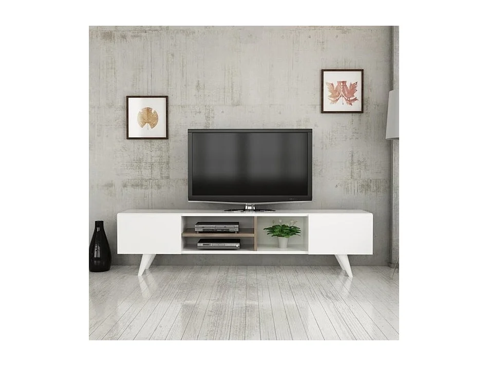 Meuble TV DORE 160 cm blanc