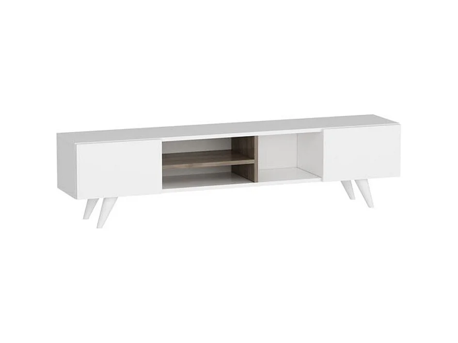 Meuble TV DORE 160 cm blanc