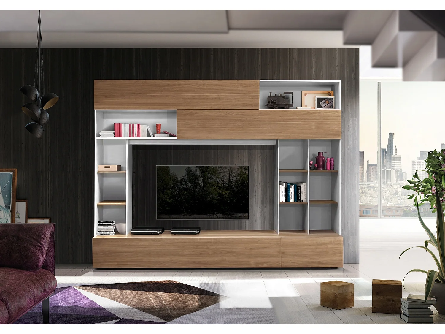 Ensemble meuble TV GEORGIO 277 cm