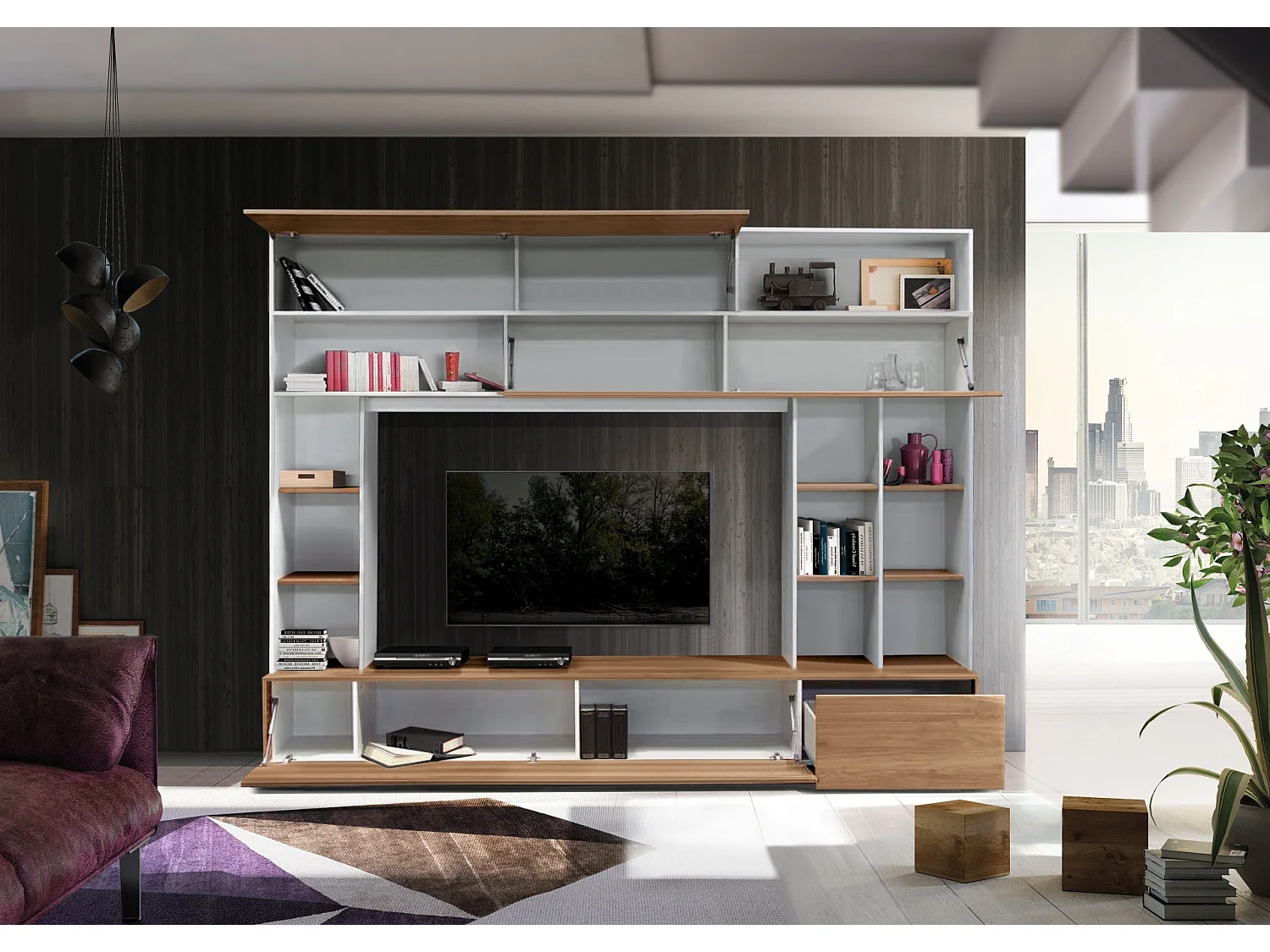 Ensemble meuble TV GEORGIO 277 cm
