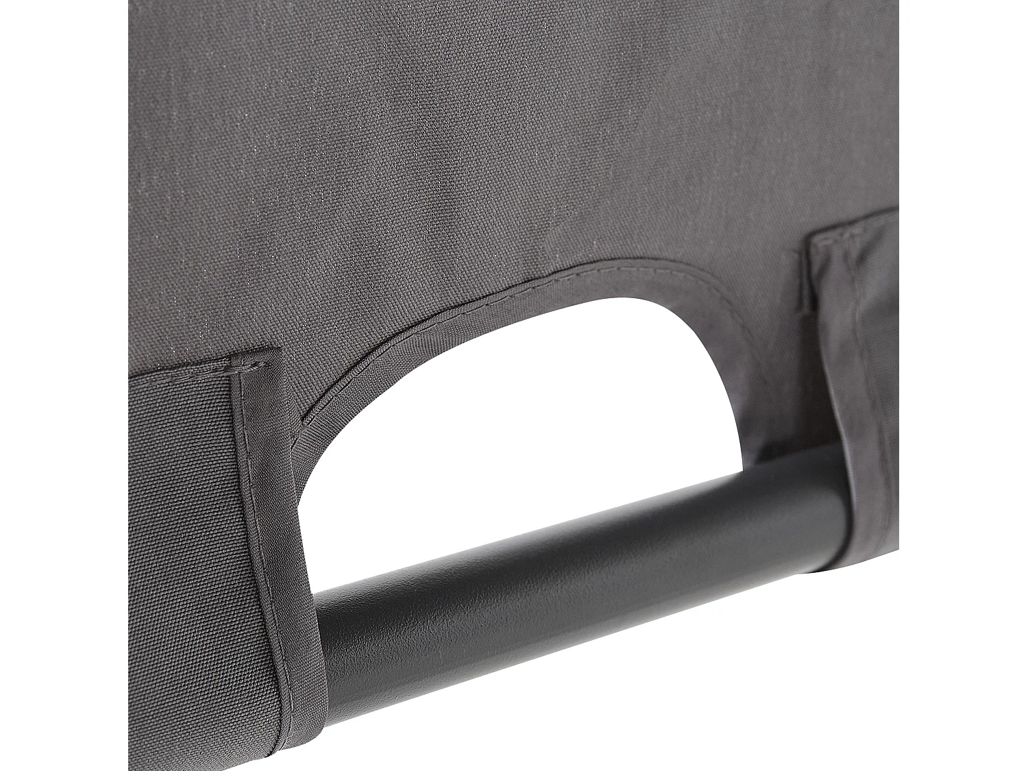 Gazebo LED PARGA Metal 310 cm 310 cm Dark Grey