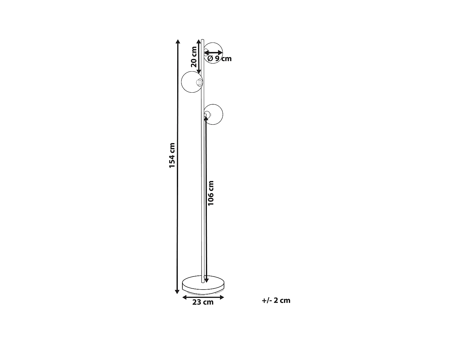 Stehlampe RAMIS Metall Gold